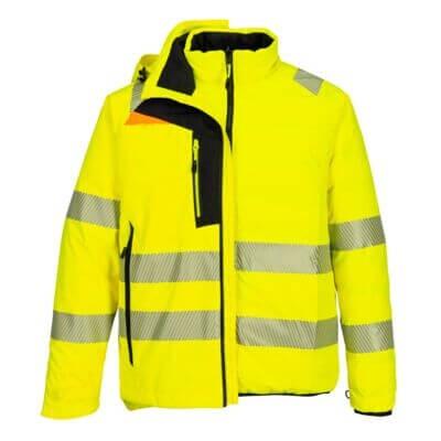 Giacca da Lavoro Alta Visibilit� Impermeabile 4 in 1 Portwest DX466