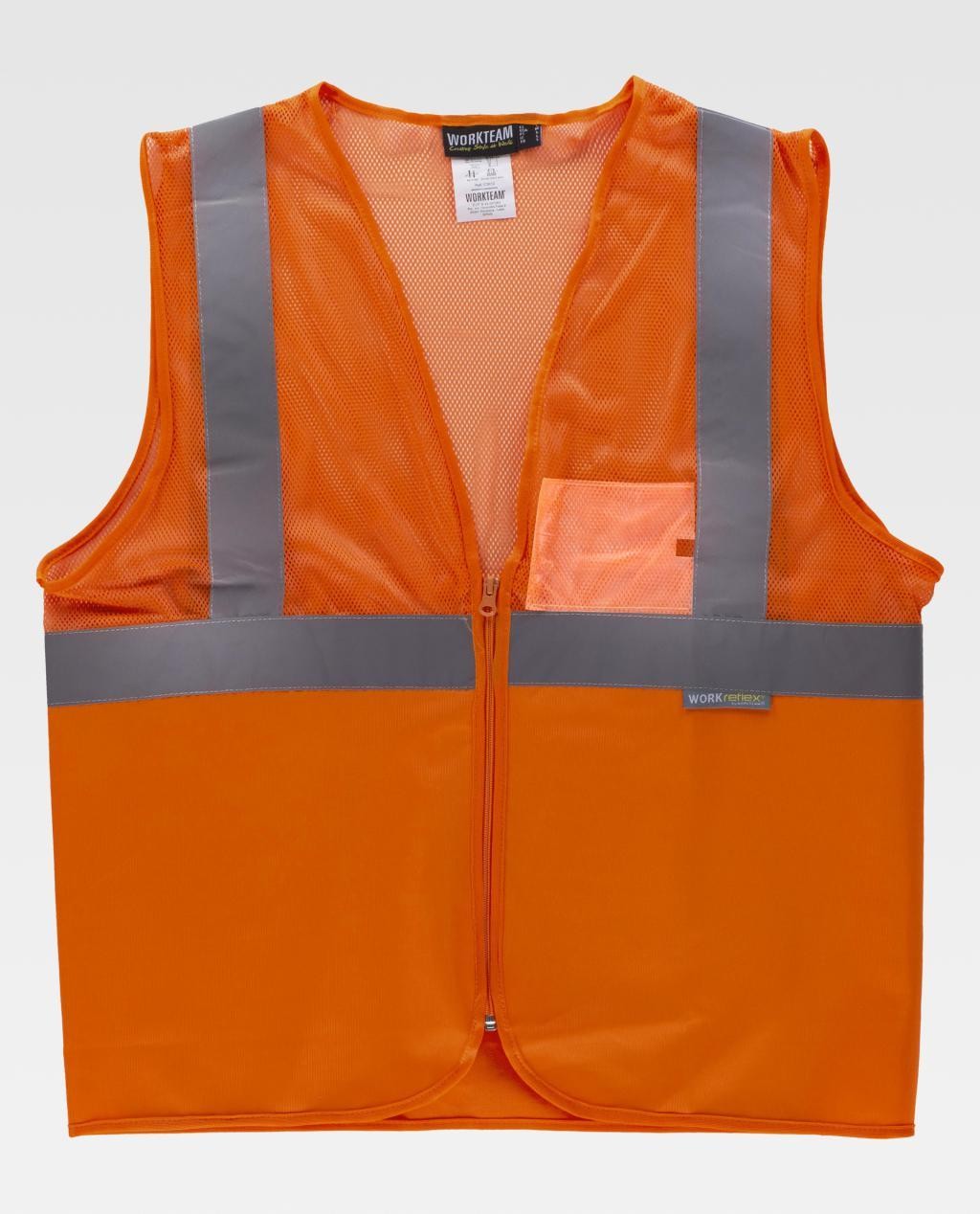 Gilet da Lavoro a Rete Alta Visibilit� C3612 - Workteam