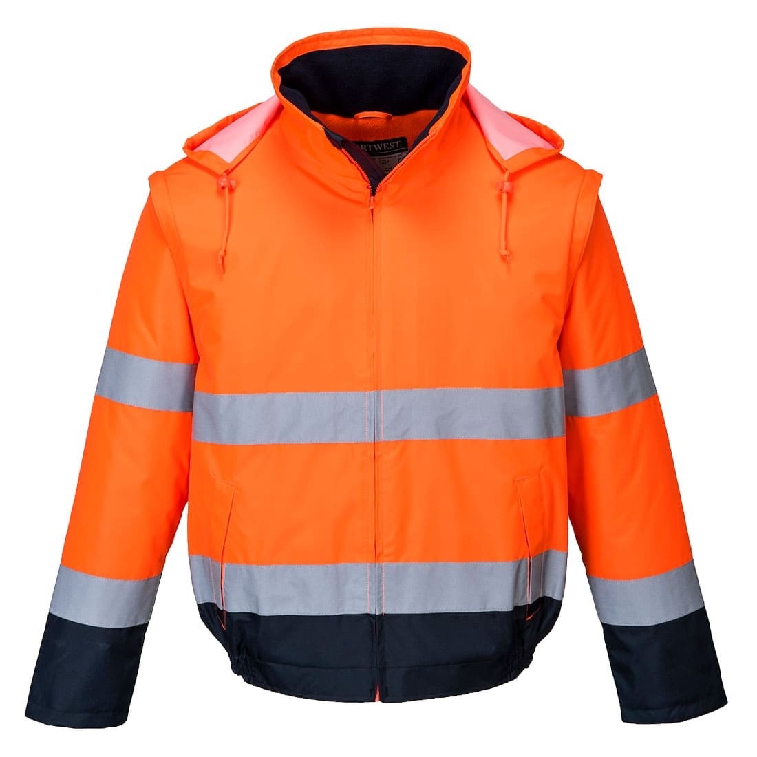Giacca da Lavoro Essential Impermeabile Alta Visibilit� 2 in 1 Portwest C464