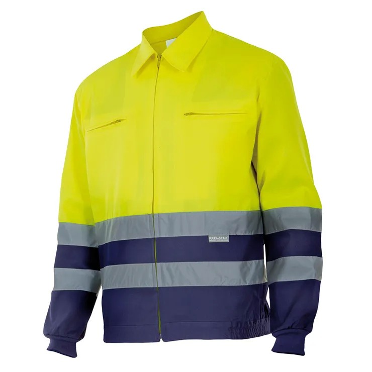 Giacca in pile bicolore da Lavoro Alta Visibilit� Velilla 153