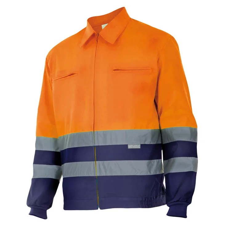 Giacca in pile bicolore da Lavoro Alta Visibilit� Velilla 153