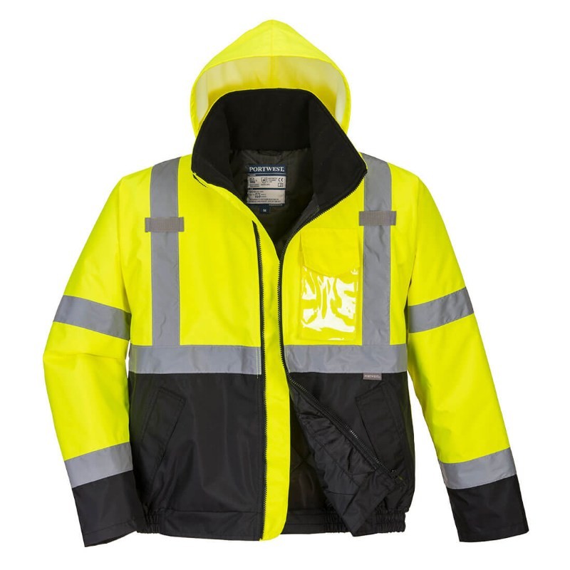Giacca da Lavoro Bicolore Impermeabile Alta Visibilit� Portwest S363