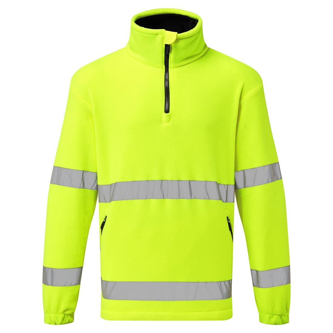 Giacca in Pile da Lavoro Alta Visibilit� Mezza Zip Portwest F302