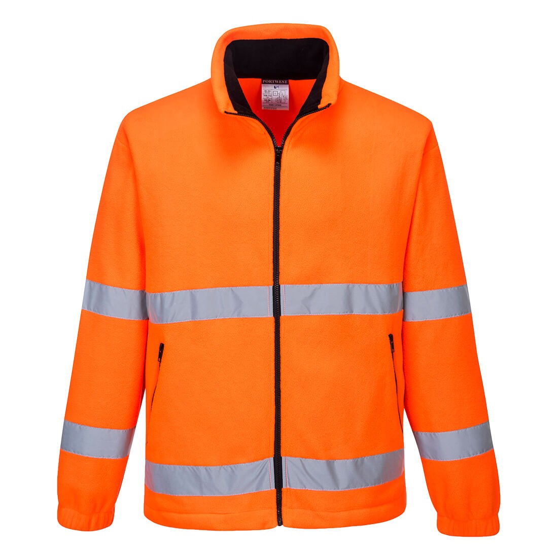 Giacca in Pile da Lavoro Alta Visibilit� Zip Intera Portwest F303