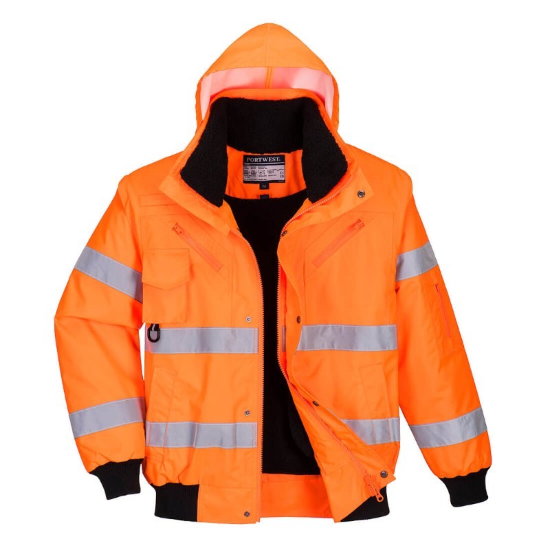 Giacca da Lavoro 3 in 1 ad Alta Visibilit� Portwest C467