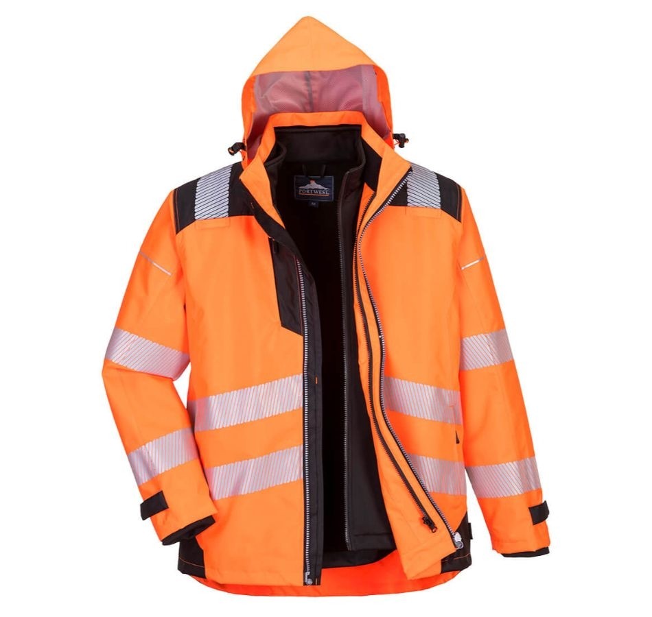 Giacca da Lavoro 3 in 1 PW3 ad Alta Visibilit� Portwest PW365