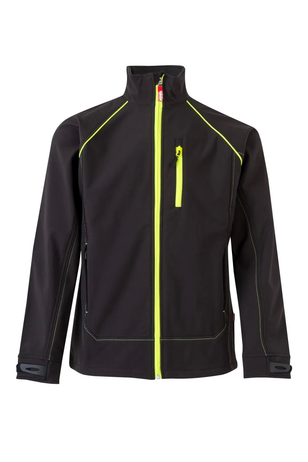 Giacca zip lunga bicolore da Lavoro Softshell Stretch Multitasche Velilla 206001
