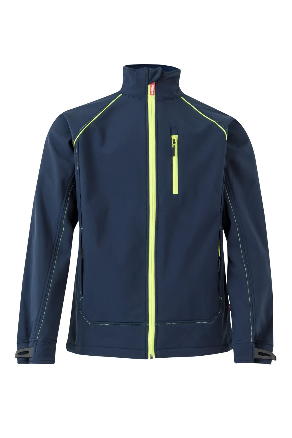 Giacca zip lunga bicolore da Lavoro Softshell Stretch Multitasche Velilla 206001
