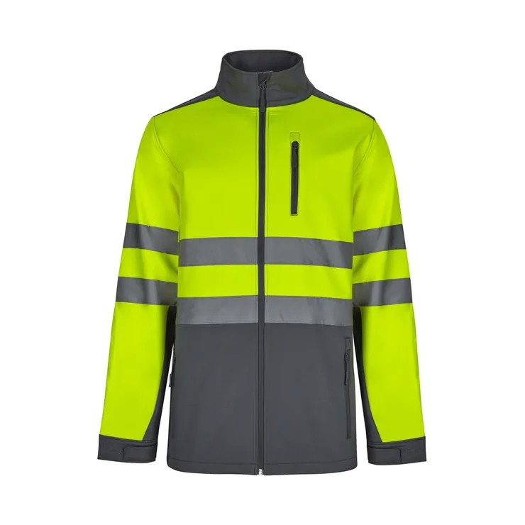 Giacca da Lavoro Alta Visibilit� Multitasche Softshell Stretch Velilla 306006