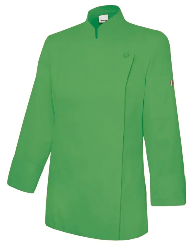 Giacca coreana Cuoco da Lavoro con zip Velilla Lady 405203TC