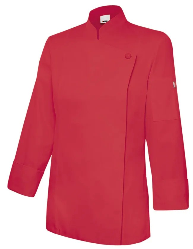 Giacca coreana Cuoco da Lavoro con zip Velilla Lady 405203TC