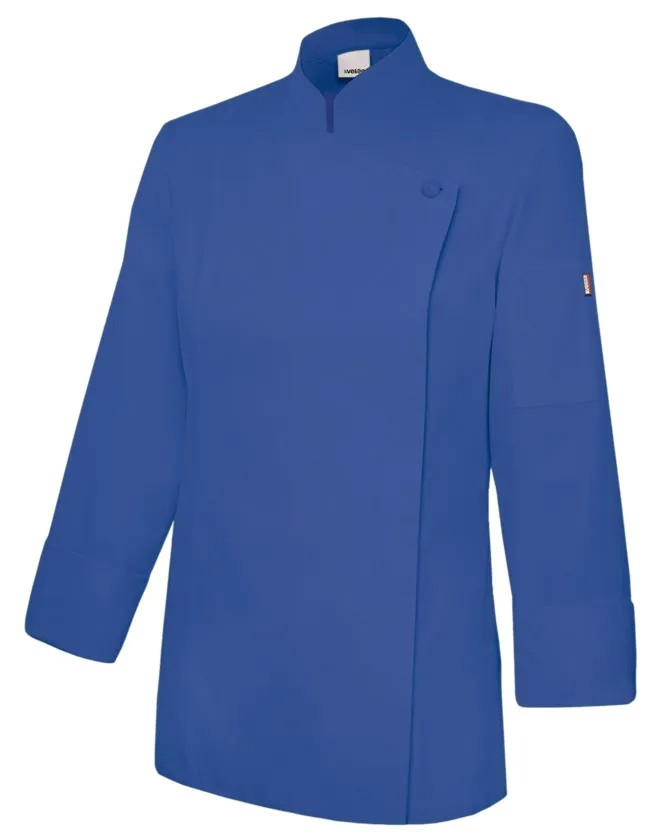 Giacca coreana Cuoco da Lavoro con zip Velilla Lady 405203TC