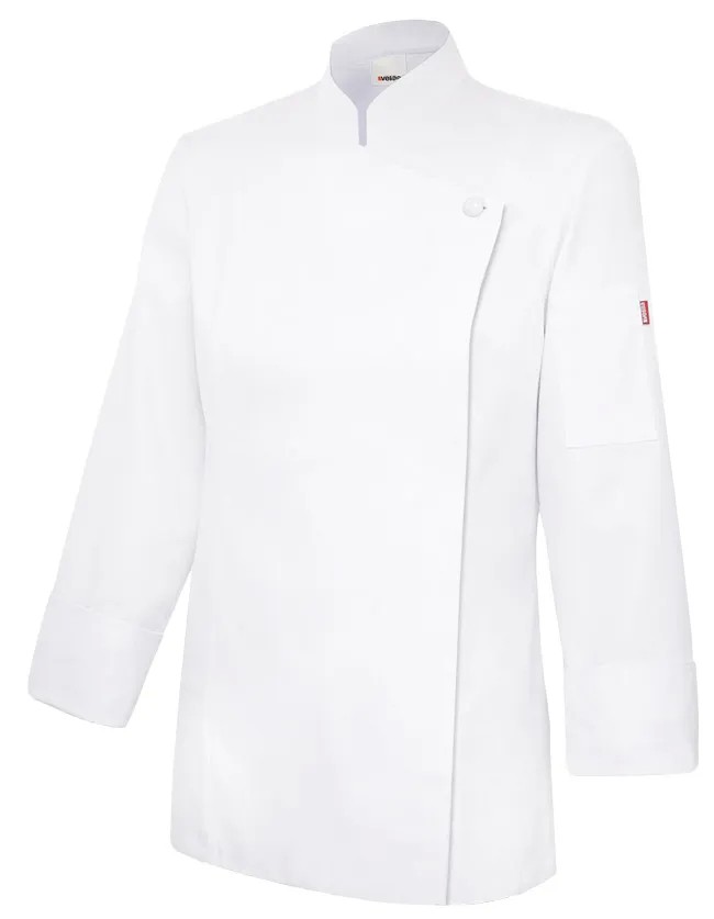 Giacca coreana Cuoco da Lavoro con zip Velilla Lady 405203TC