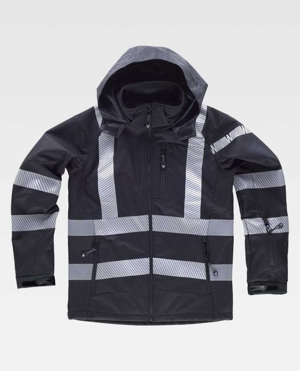 Giacca da Lavoro Workshell Alta Visibilit� con Cappuccio S9213 - Workteam