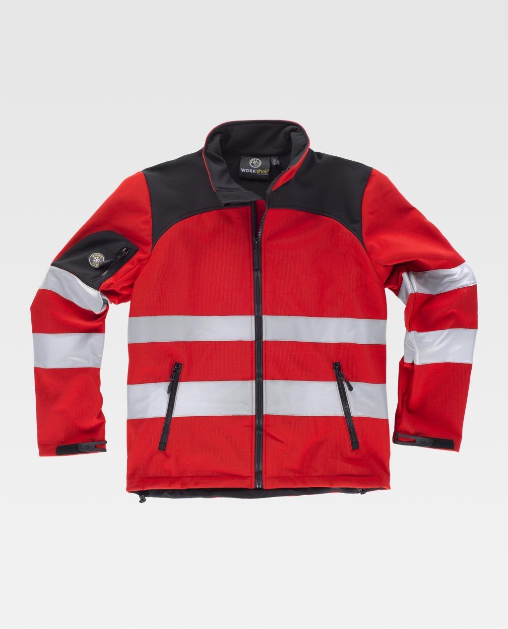 Giacca da Lavoro Workshell Ripstop Stretch Alta Visibilit� C2931 - Workteam