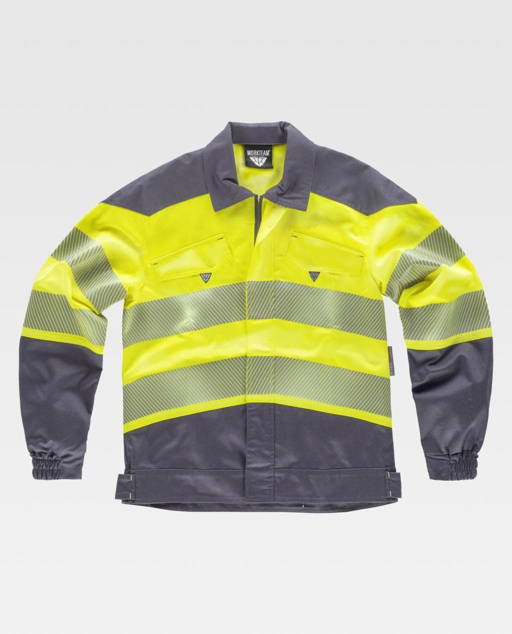 Giacca da Lavoro in Tessuto Elasticizzato Alta Visibilit� C2710 - Workteam