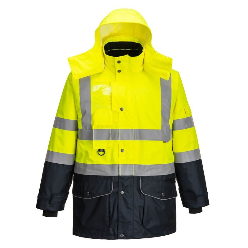 Giacca da Lavoro Traffic bicolore 7 in 1 ad Alta Visibilit� Portwest S426