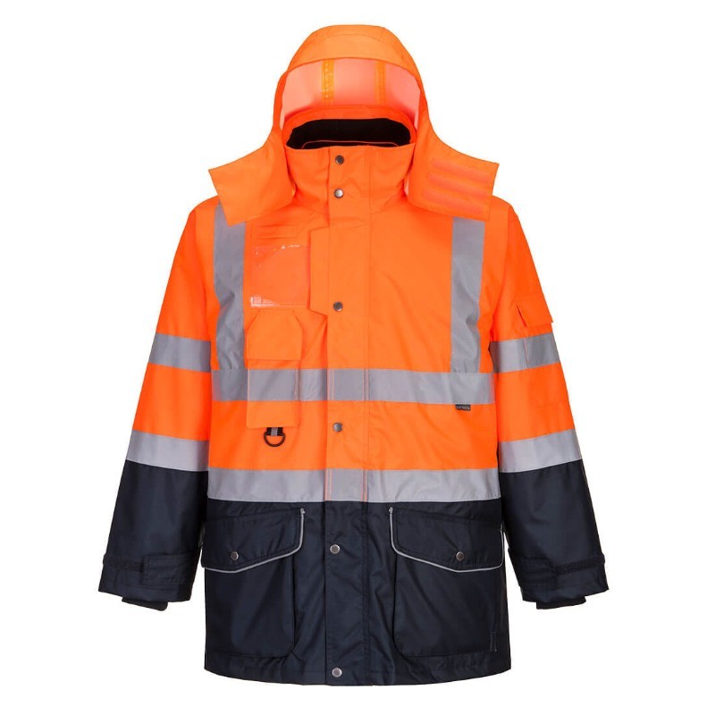 Giacca da Lavoro Traffic bicolore 7 in 1 ad Alta Visibilit� Portwest S426