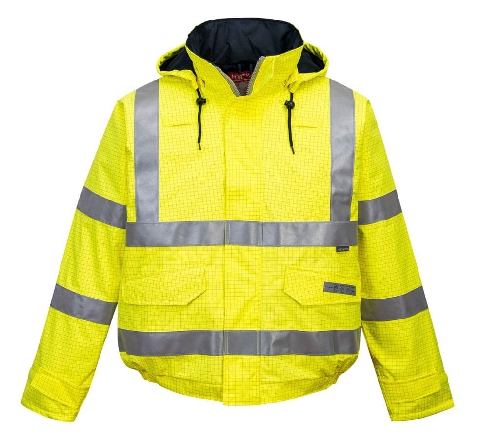 Giacca da Lavoro Bizflame Rain Ignifuga Alta Visibilita Portwest S773