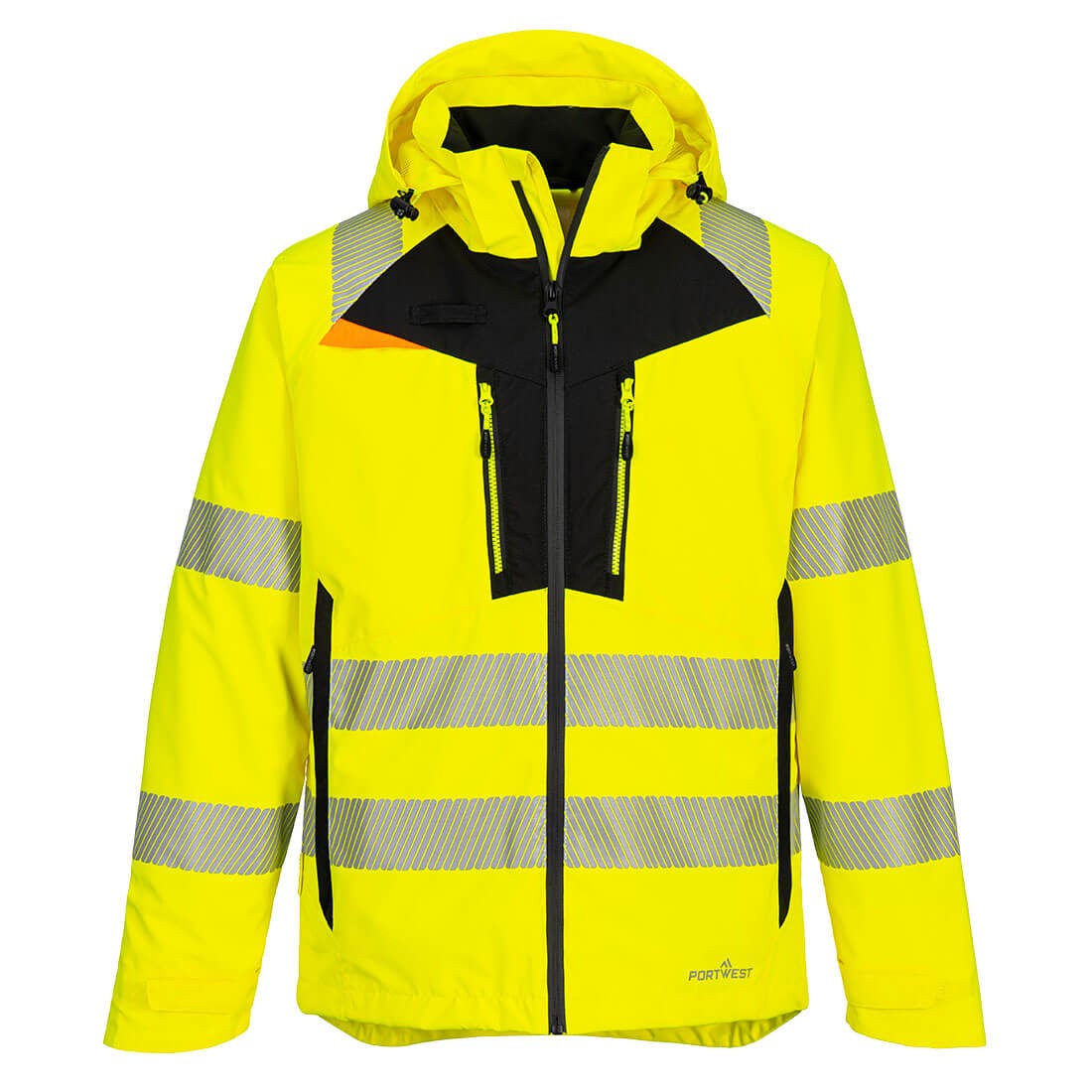 Giacca da Lavoro Alta Visibilit� Multitasche Impermeabile Portwest DX462