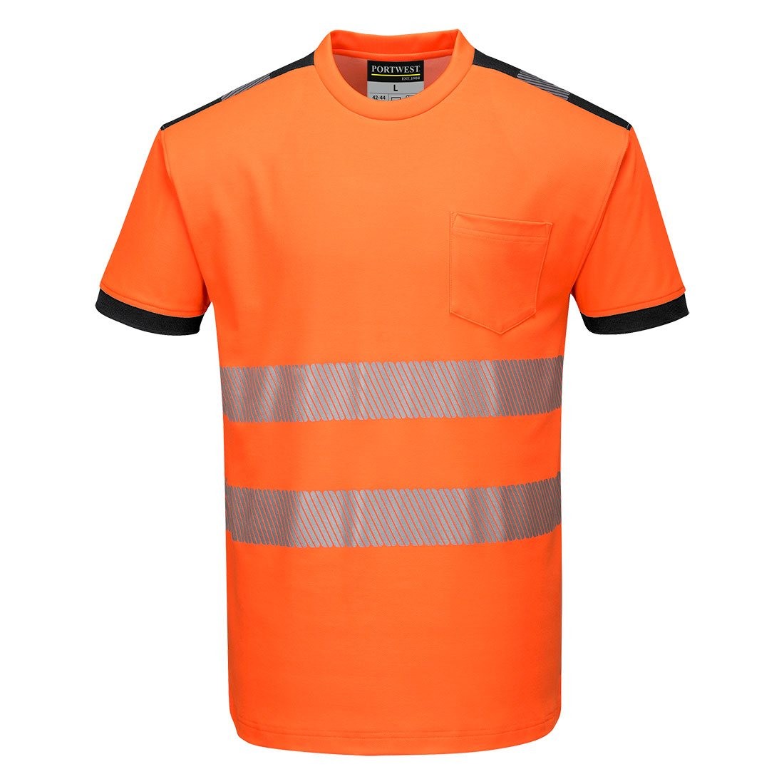 T-shirt da Lavoro Alta Visibilit� PW3 Cotton Comfort Portwest T181