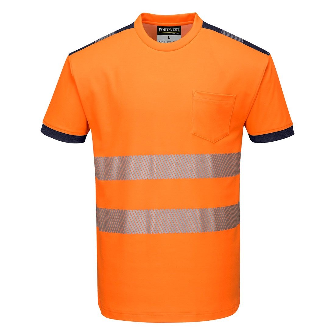 T-shirt da Lavoro Alta Visibilit� PW3 Cotton Comfort Portwest T181