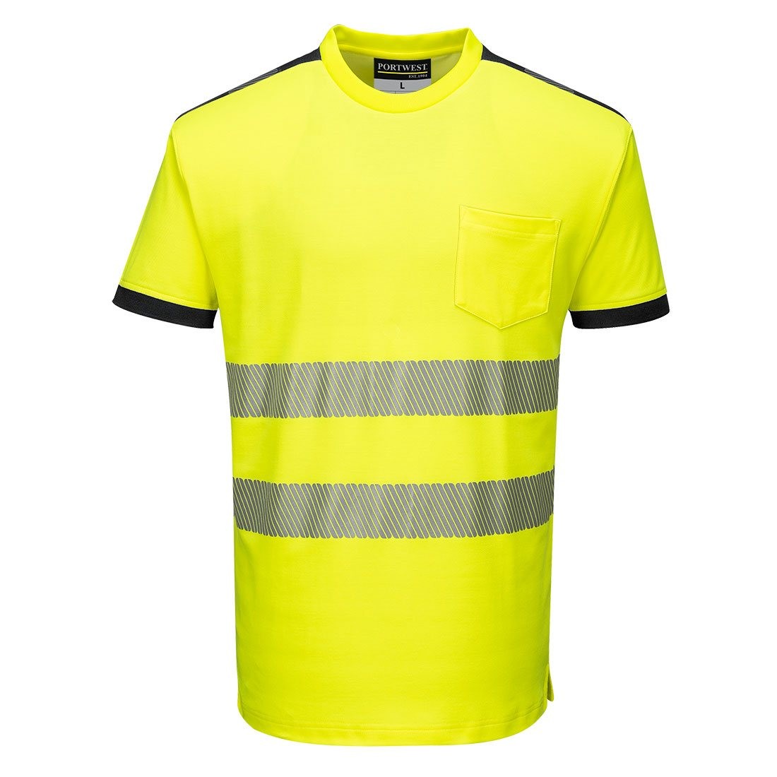 T-shirt da Lavoro Alta Visibilit� PW3 Cotton Comfort Portwest T181