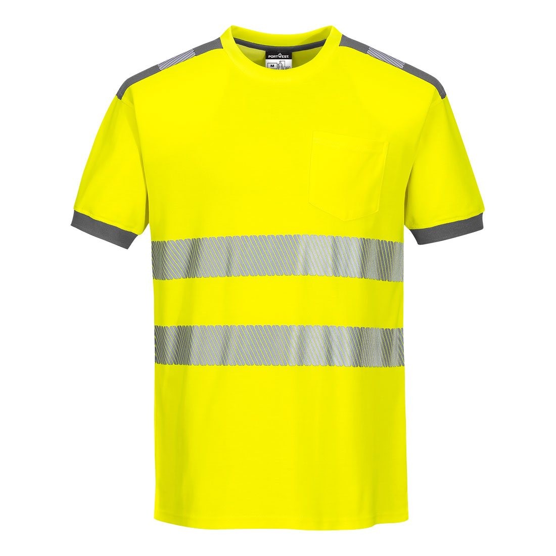 T-shirt da Lavoro Alta Visibilit� PW3 Cotton Comfort Portwest T181