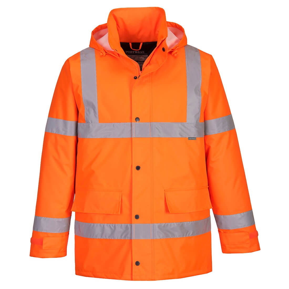 Giacca da Lavoro Alta Visibilit� Multitasche Impermeabile Traffic Portwest S460