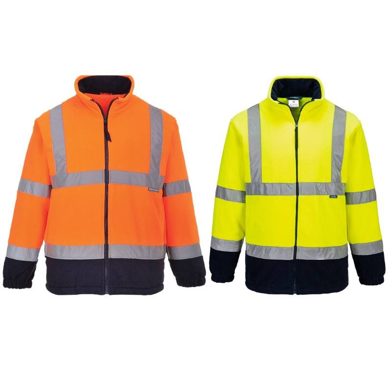 Felpa da Lavoro in Pile ad Alta Visibilit� Multitasche Portwest F301