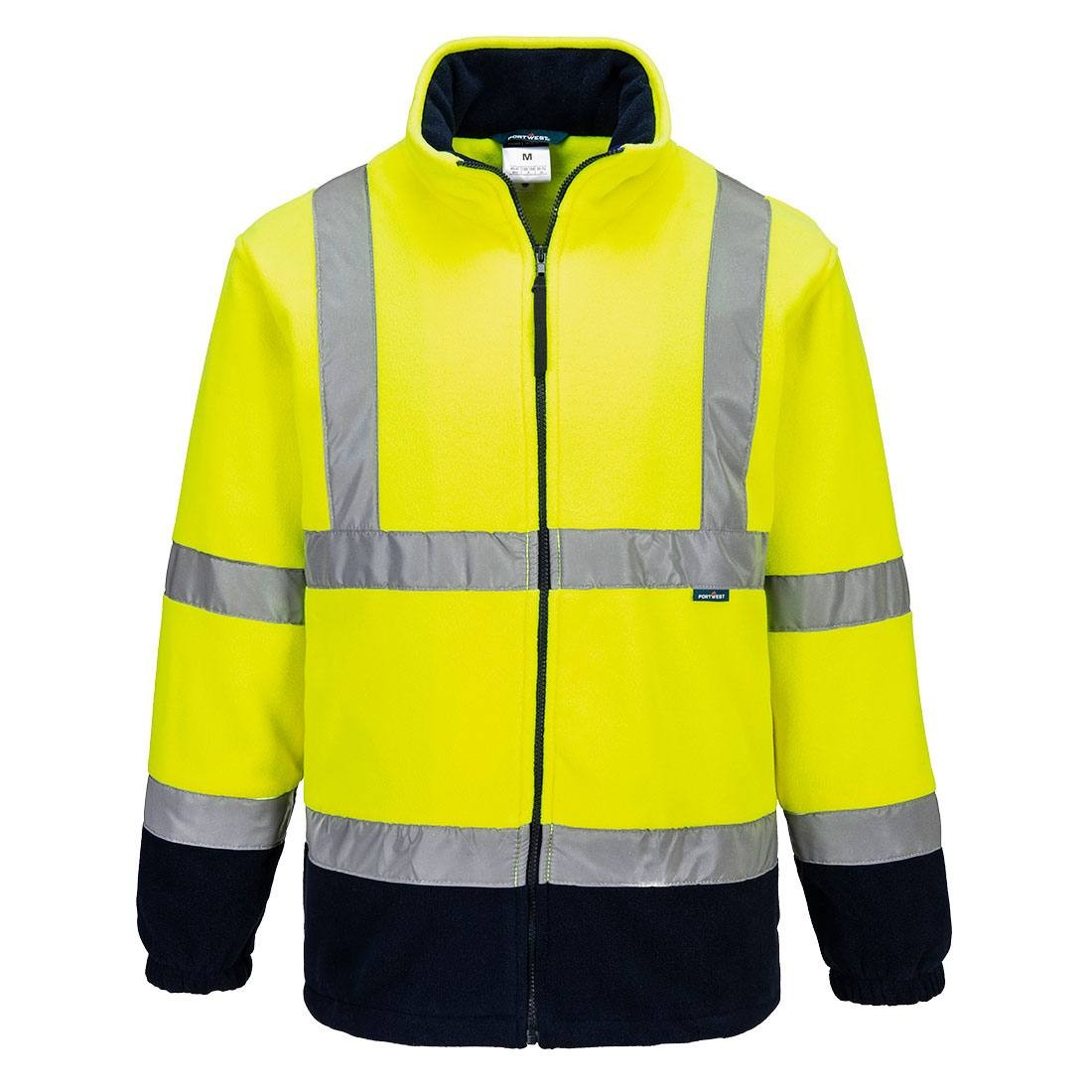 Felpa da Lavoro in Pile ad Alta Visibilit� Multitasche Portwest F301