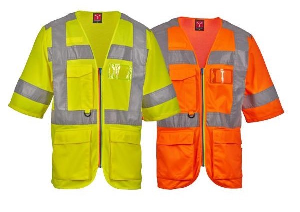 Gilet da lavoro Alta Visibilit� Multitasche Manica Corta Payper EXO AY 7623