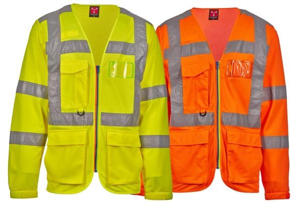 Gilet da lavoro Alta Visibilit� Multitasche Manica Lunga Payper LONG EXO AY 7625