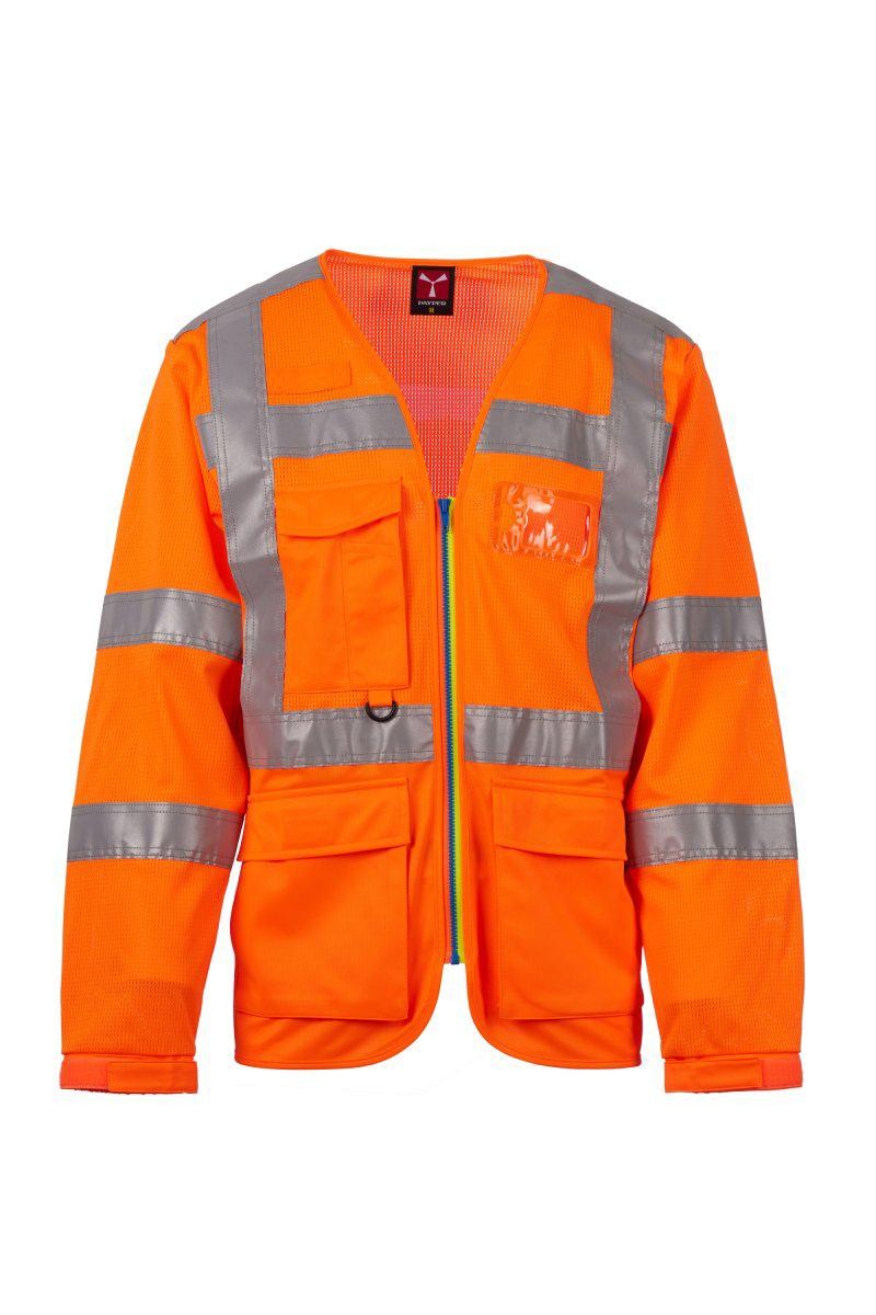 Gilet da lavoro Alta Visibilit� Multitasche Manica Lunga Payper LONG EXO MESH AY 7626