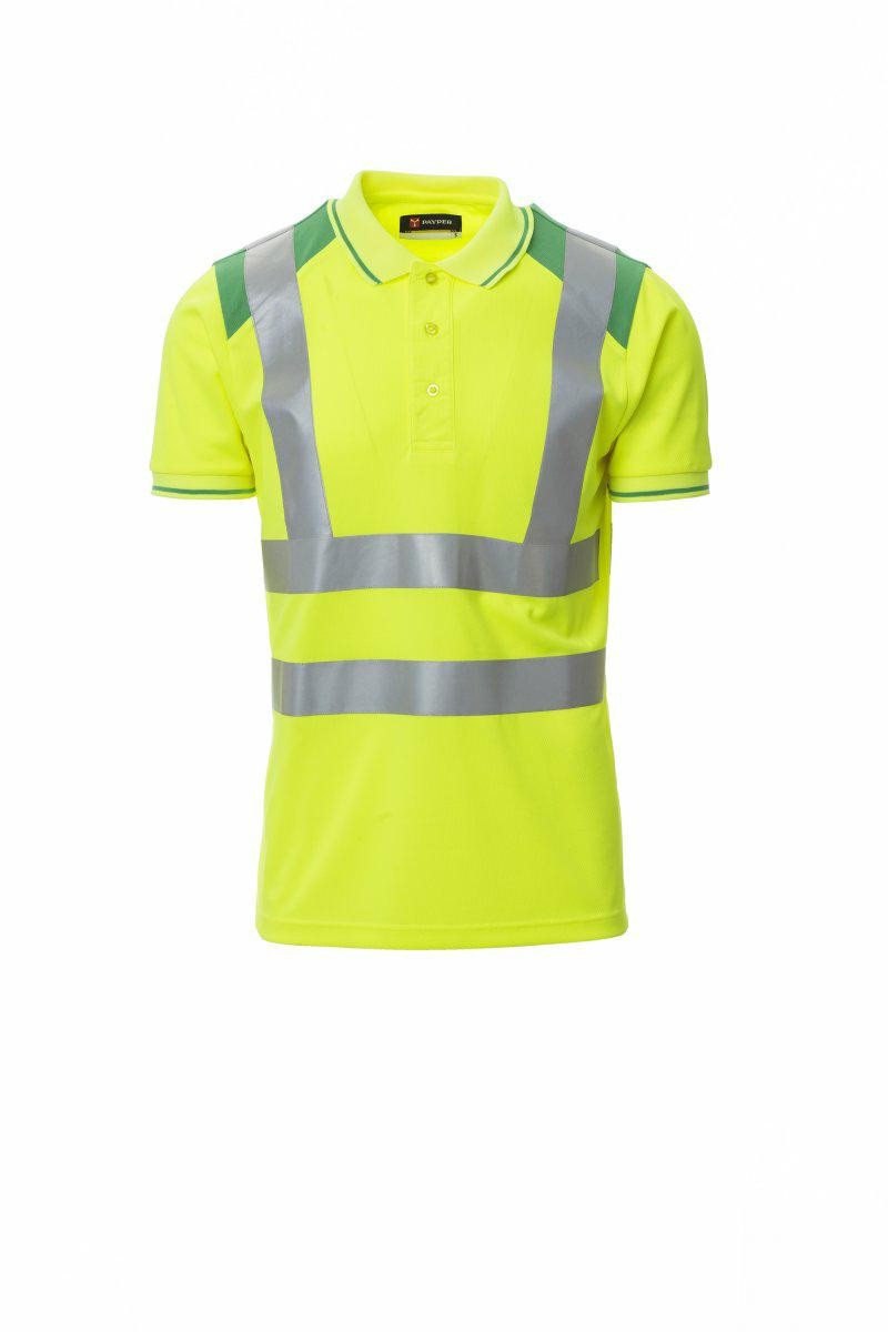 Polo bicolore da lavoro Alta Visibilit� Payper Guard+