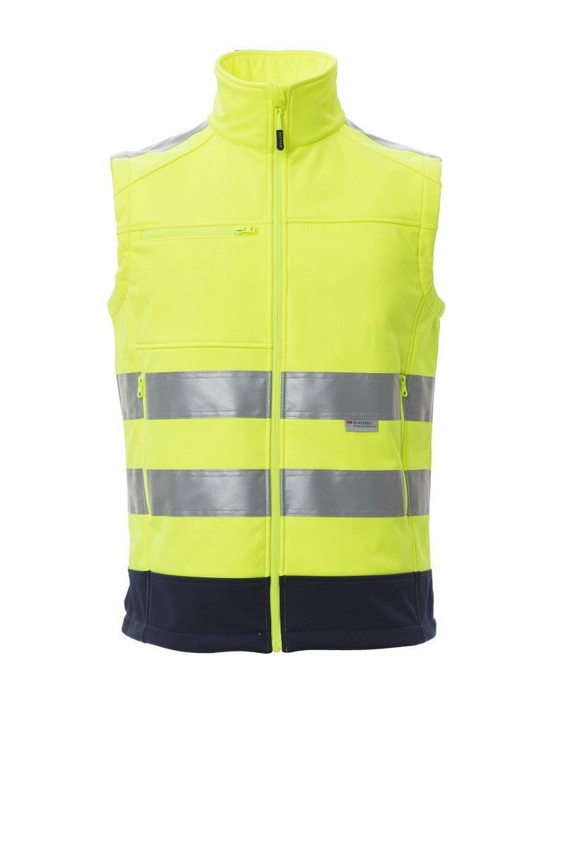 Gilet bicolore da lavoro Alta Visibilit� Multitasche Payper Traffic