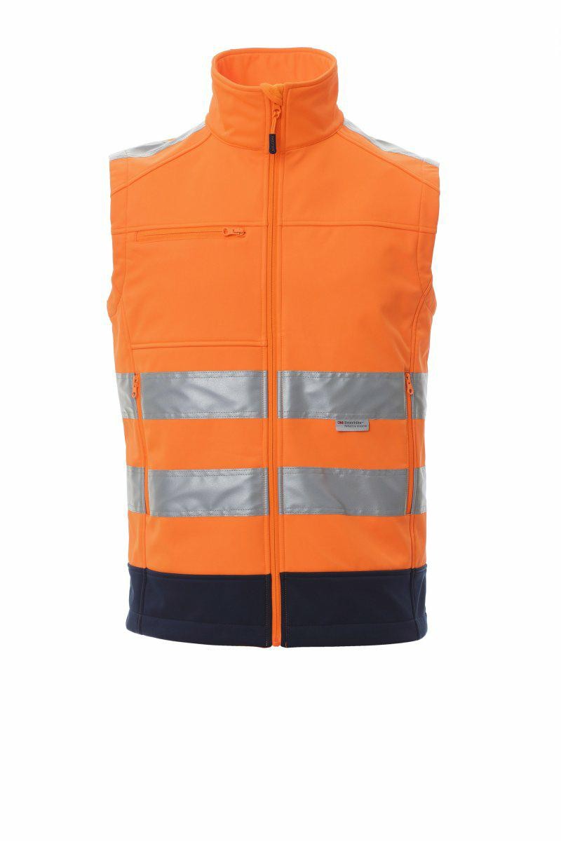 Gilet bicolore da lavoro Alta Visibilit� Multitasche Payper Traffic