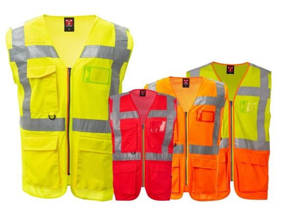 Gilet da lavoro Alta Visibilit� Multitasche Payper EXTRA MESH AY 7586