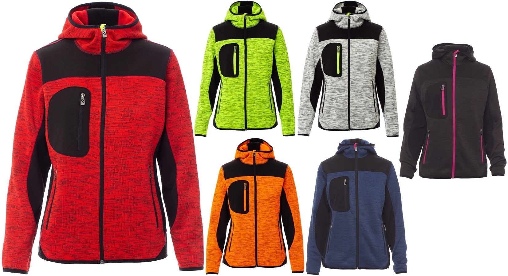 Giacca Softshell Multitasche Ergonomica Lavorata a Maglia Trip Donna - Payper TRIP LADY