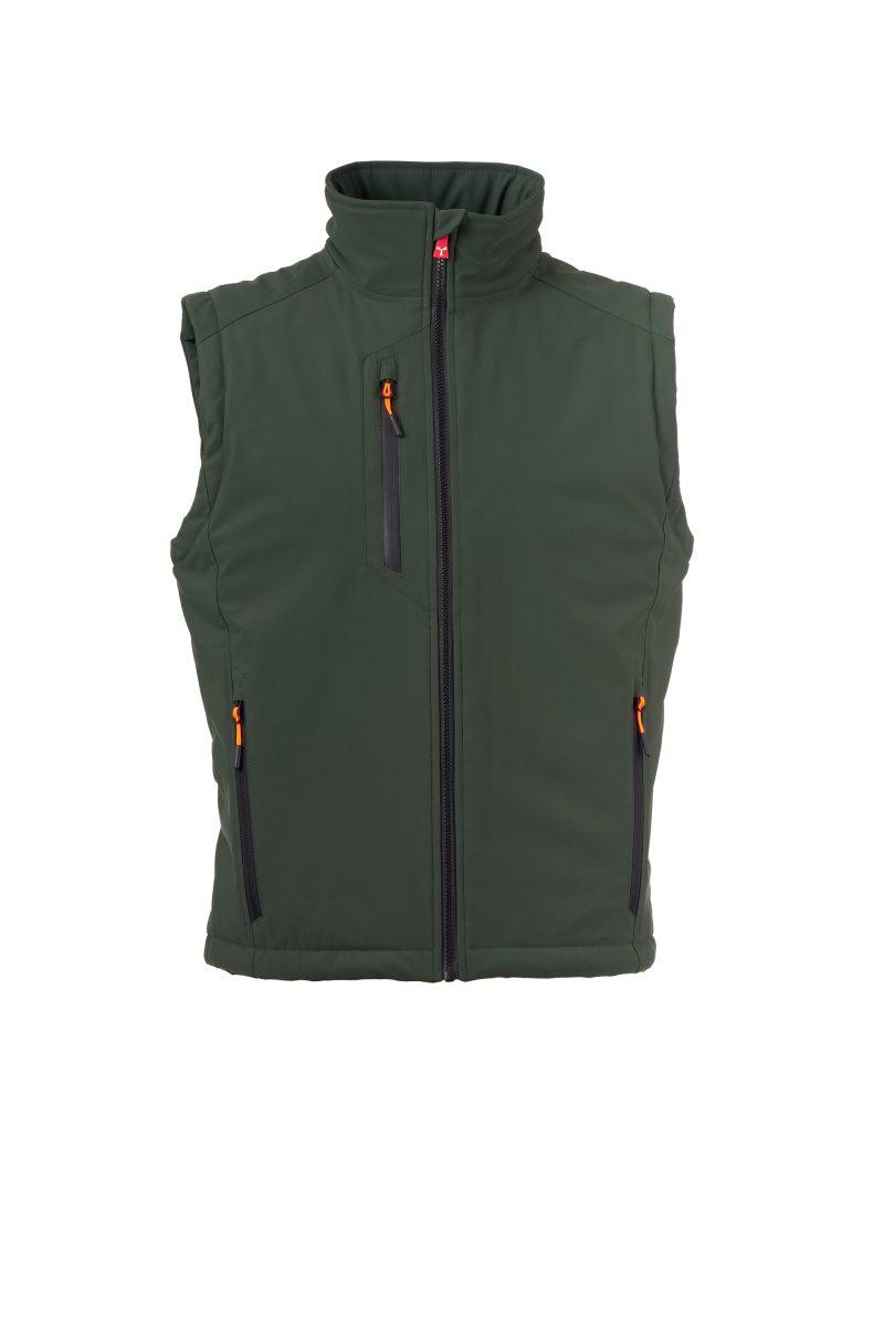 Gilet da lavoro Payper Creek Vest AY 7646 Multitasche Strecth Softshell