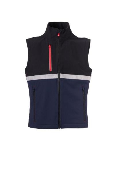 Gilet da Lavoro Payper Wise Vest AY 7656 Multitasche Softshell Stretch