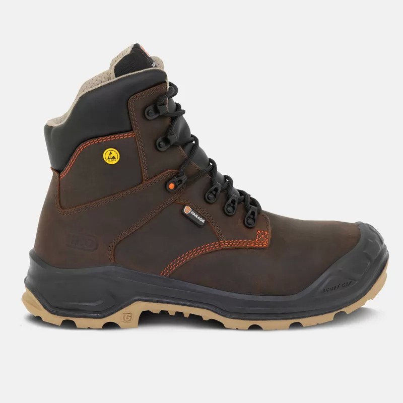 Scarpe Antinfortunistiche Parade Netrol S3 SR FO LG SC CI HI HRO ESD 07NETROL1823 Alte Metalfree