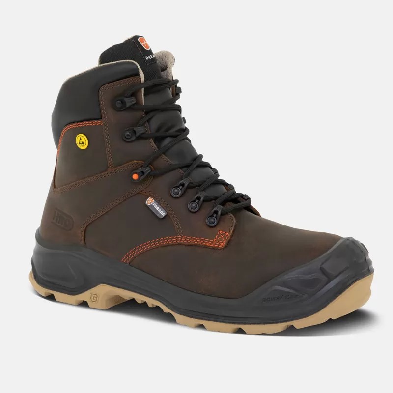 Scarpe Antinfortunistiche Parade Netrol S3 SR FO LG SC CI HI HRO ESD 07NETROL1823 Alte Metalfree