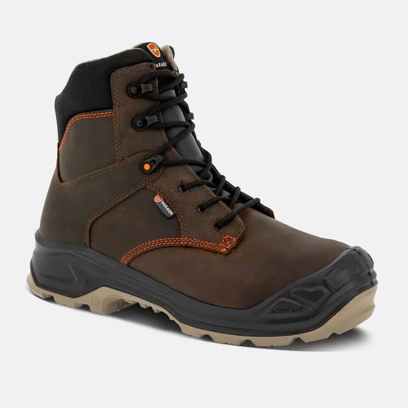 Scarpe Antinfortunistiche Parade Norman S3 SR FO LG SC CI HI 07NORMAN1823 Alte Metalfree