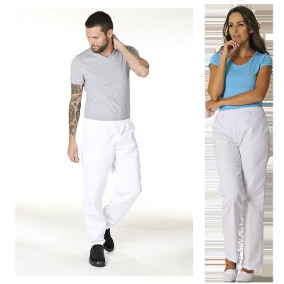 Pantaloni da Lavoro Molinel Java JAVAPMCOTONBLA Benessere Sanitario Unisex 100% Cotone