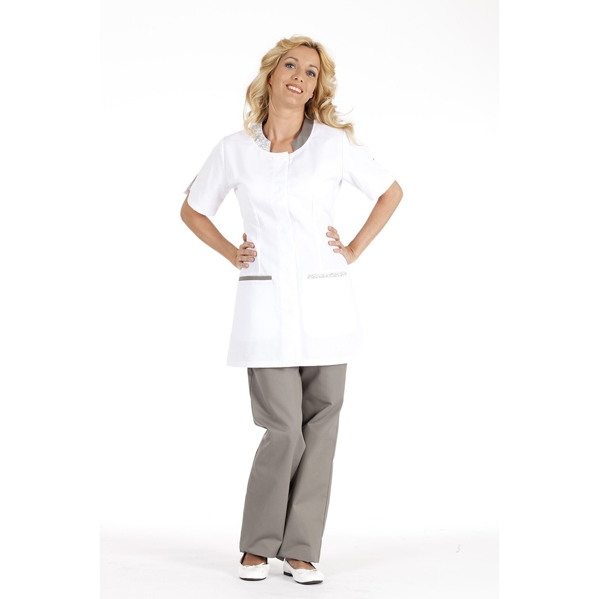 Camice da lavoro Molinel LALIETFMCB\G\F da donna per igene