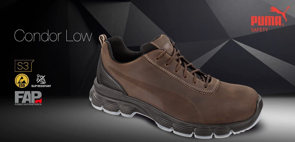 Scarpe Puma CONDOR BROWN LOW S3 ESD SRC 640542
