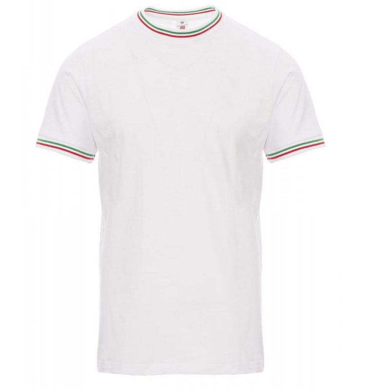 T-Shirt Payper Flag con colletto Tricolore
