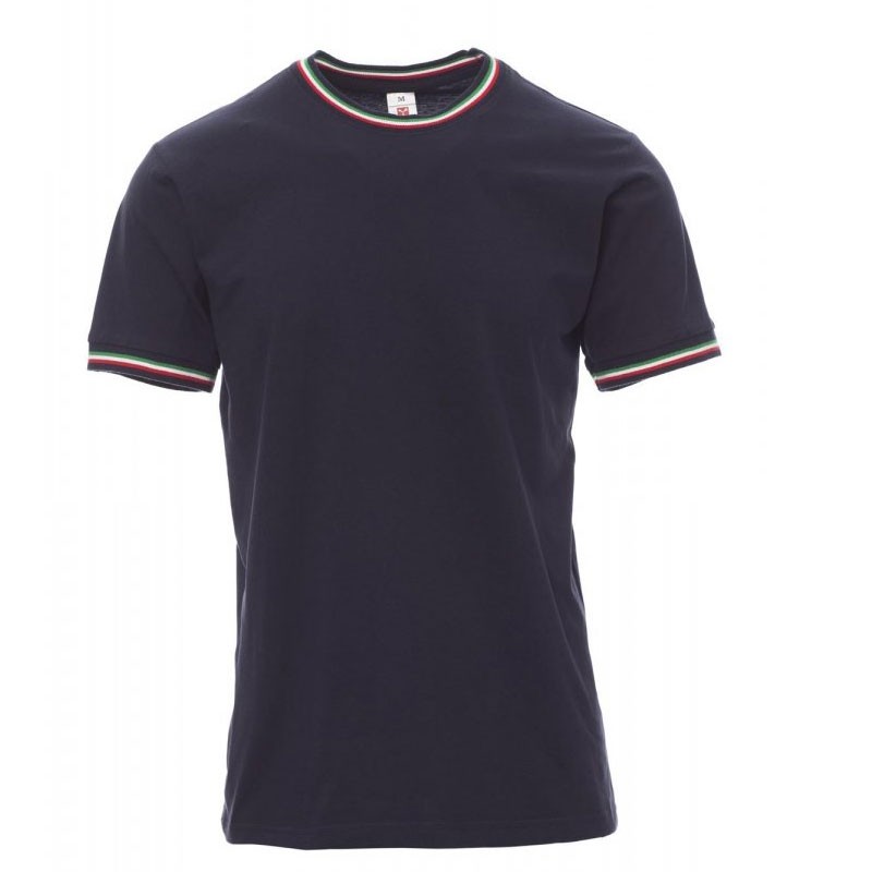 T-Shirt Payper Flag con colletto Tricolore