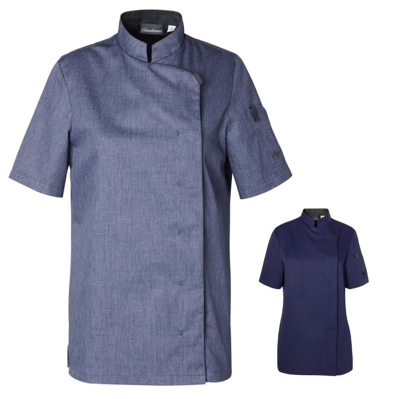 Giacca da Cuoco Molinel Shade 06673641160 Chef Cucina Maniche Corte Donna